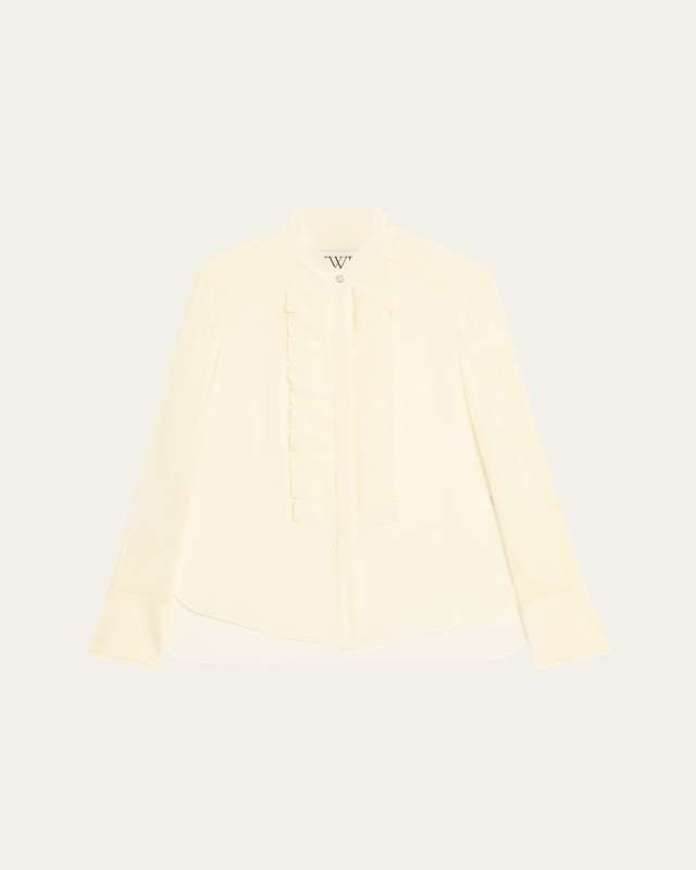 New Beloved Sheer Crinkled Top